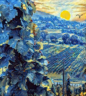 Die Pfalz styled by van Gogh